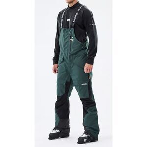 Montec Fawk Ski Snowboarding Pants Bib in Dark Atlantic and Black Men's Sz. S